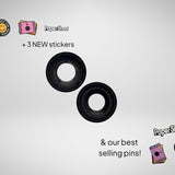 Free Gift - 6 Prism & Radial Lens, Stickers, & Pins