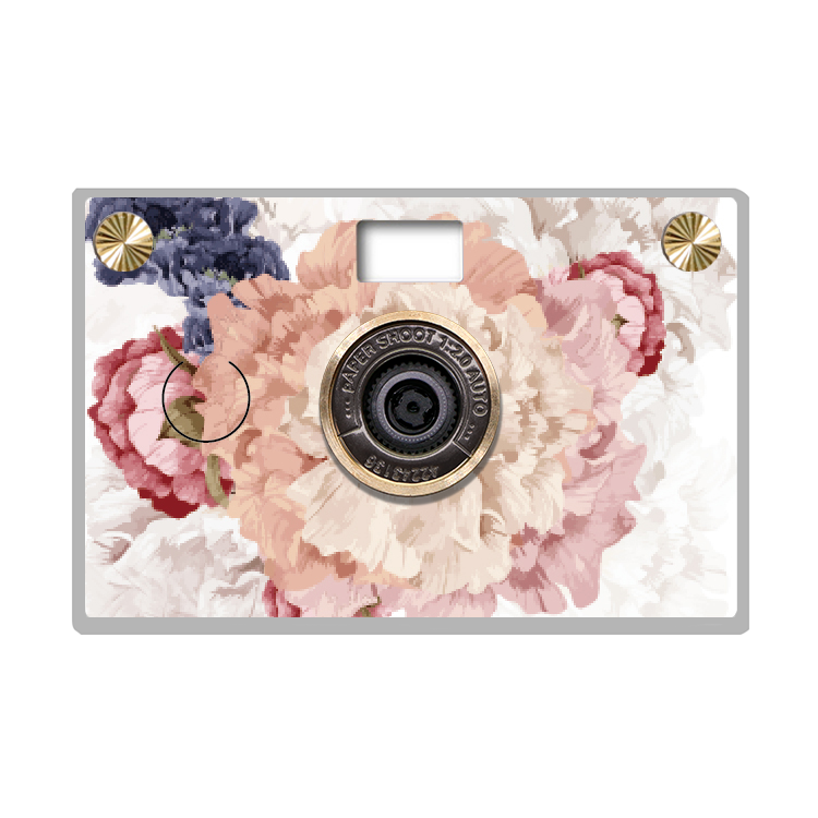 Paper Camera - Summer Bloom Peony - Paper Shoot Camera
