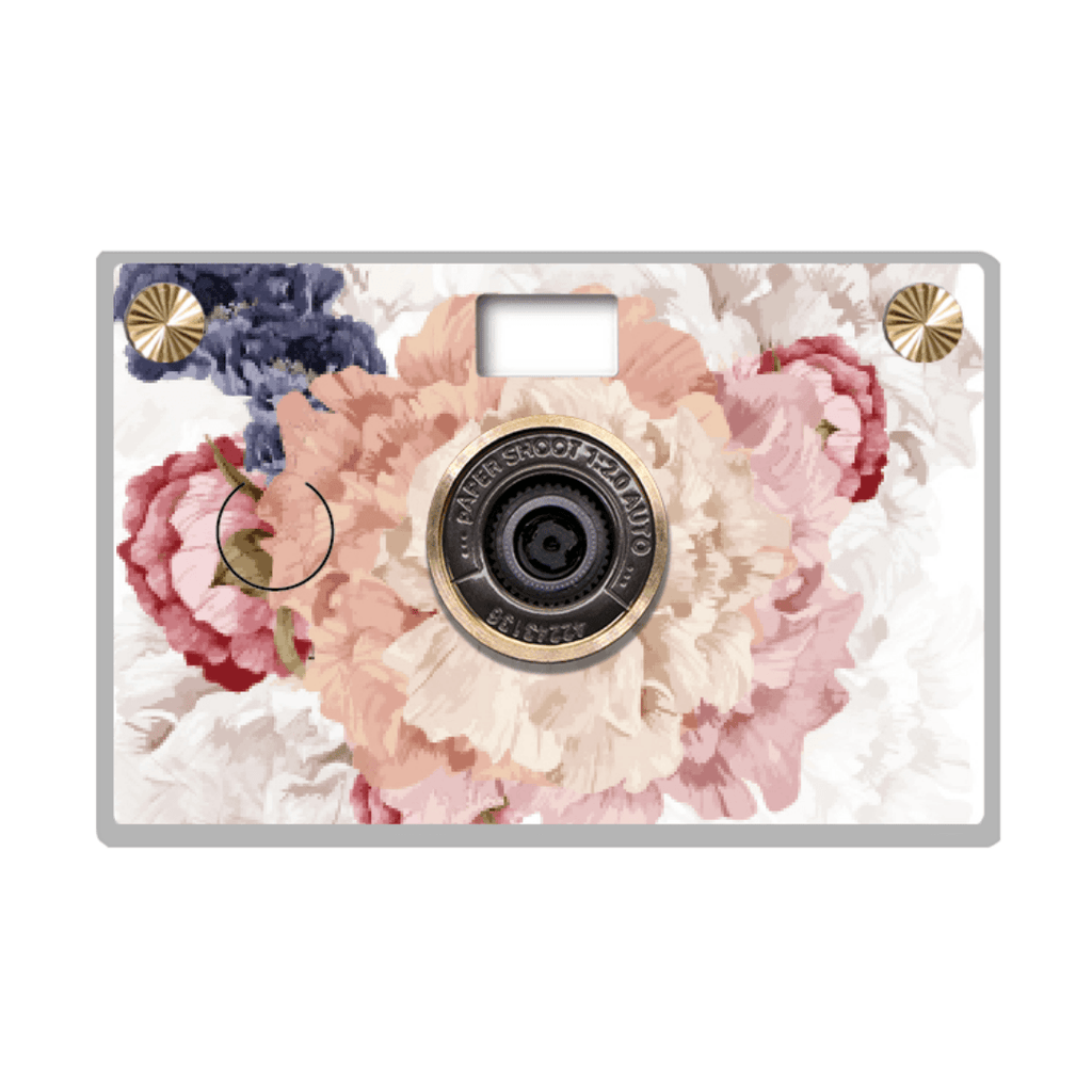 Screw Case Only - Summer Bloom Peony - Paper Shoot Camera